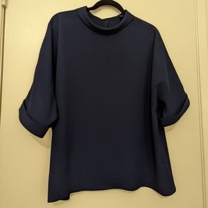Uniqlo Mock Neck Blouse